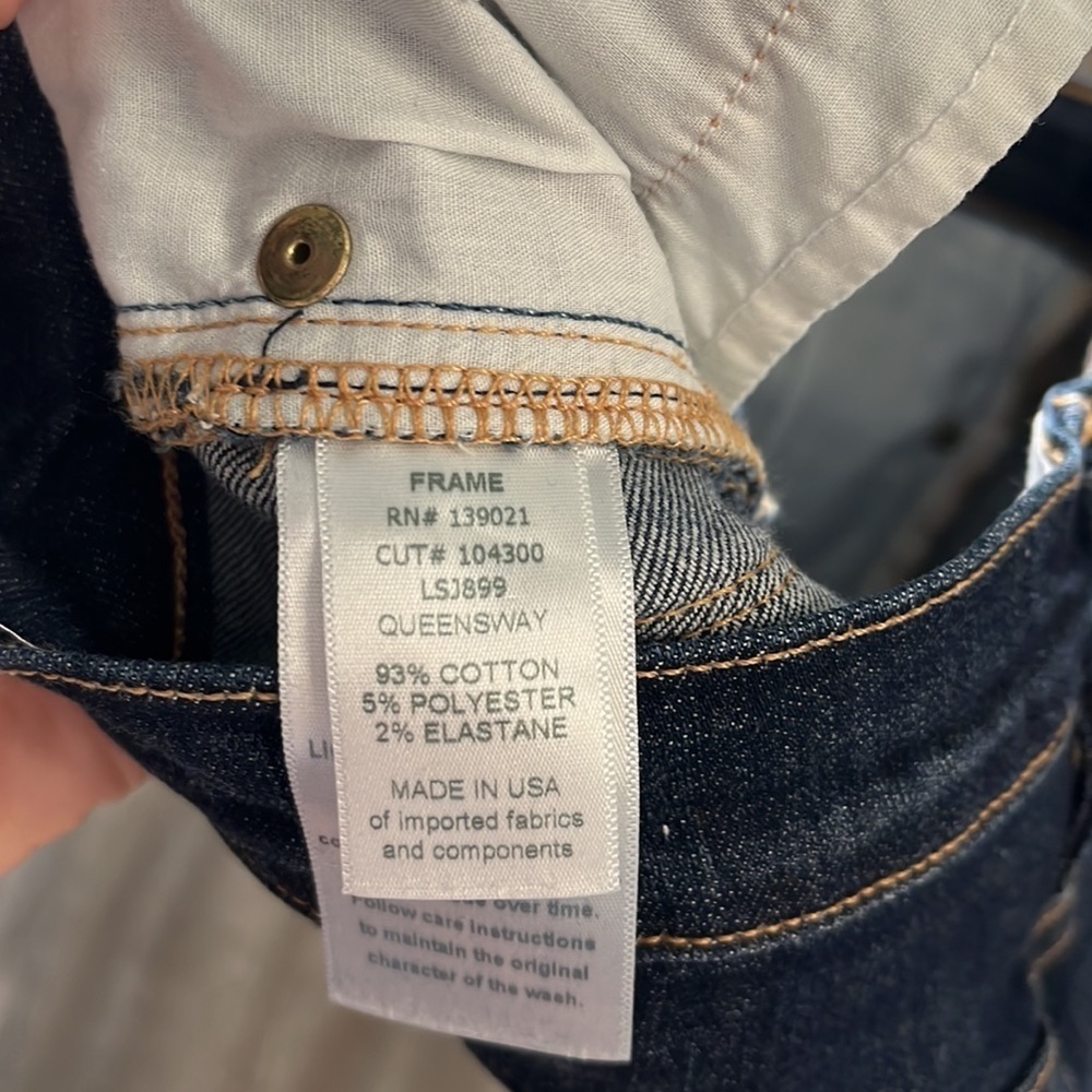 Frame Denim Dark Blue Skinny Jeans - Picture 7 of 7
